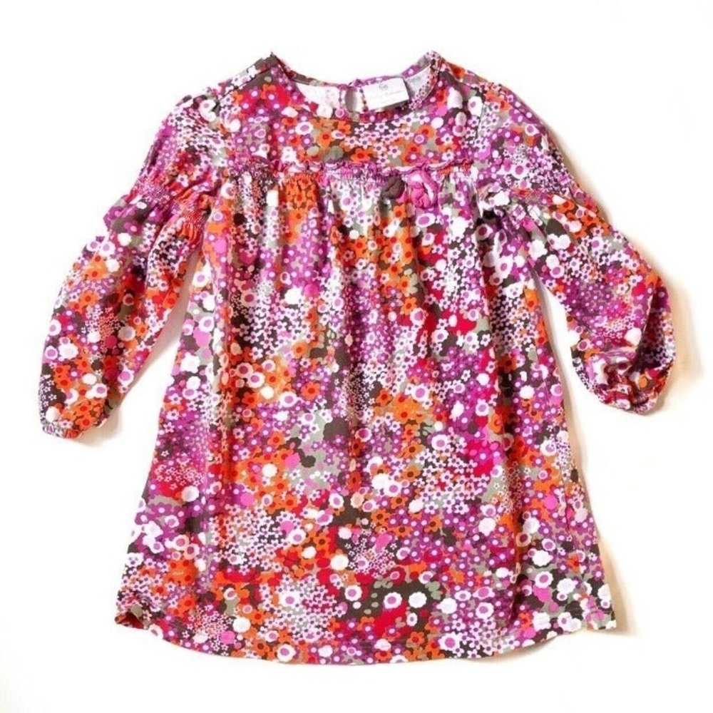 Hanna Andersson Size 110 Floral Peasant Dress